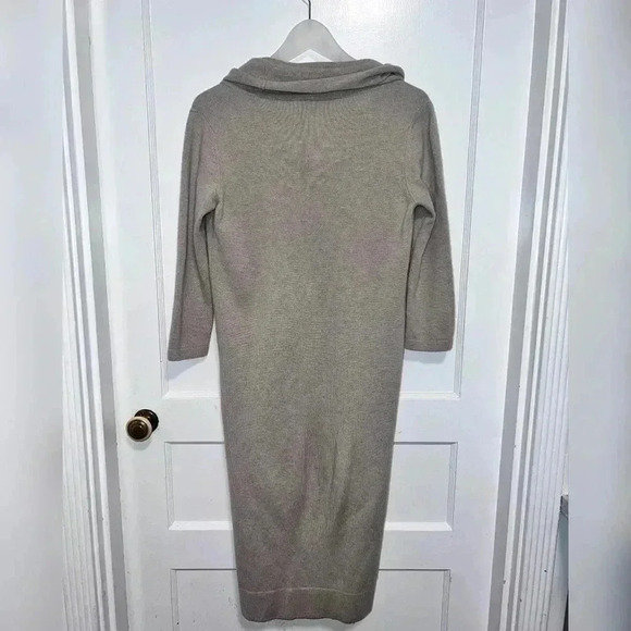 FABIANA FILIPPI CASHMERE SILK COWL NECK SWEATER DRESS - Picture 2 of 5